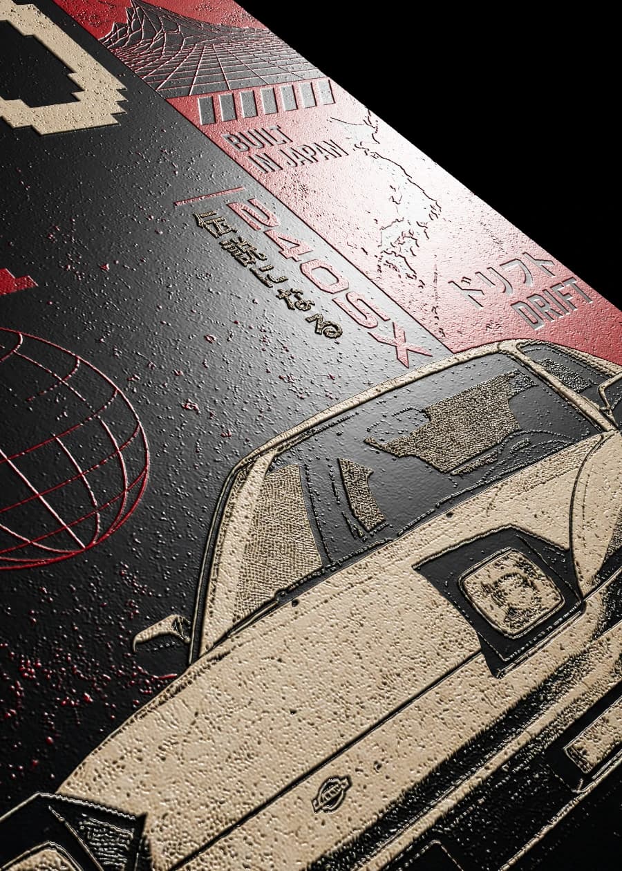 240SX Drift Legacy - FeelForm™ Tactile Surface