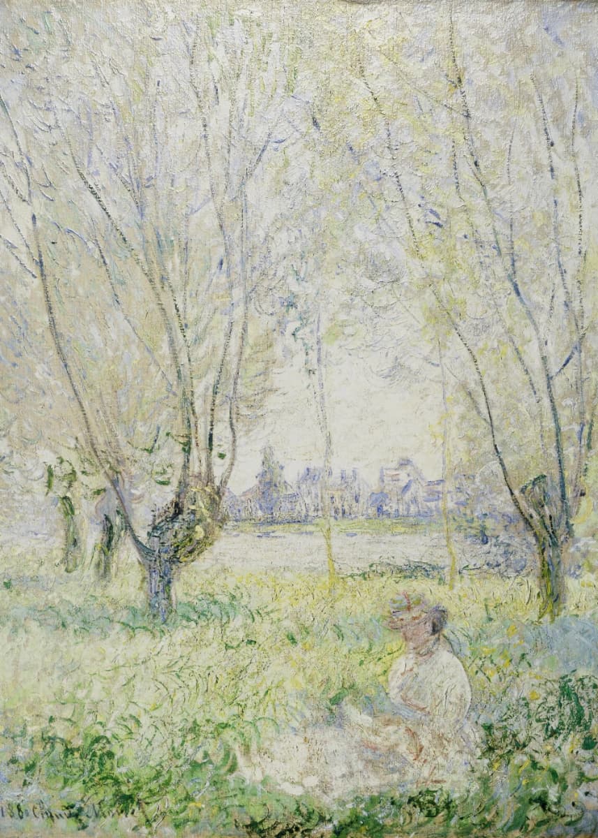 Woman Seated under the Willows (1880)
