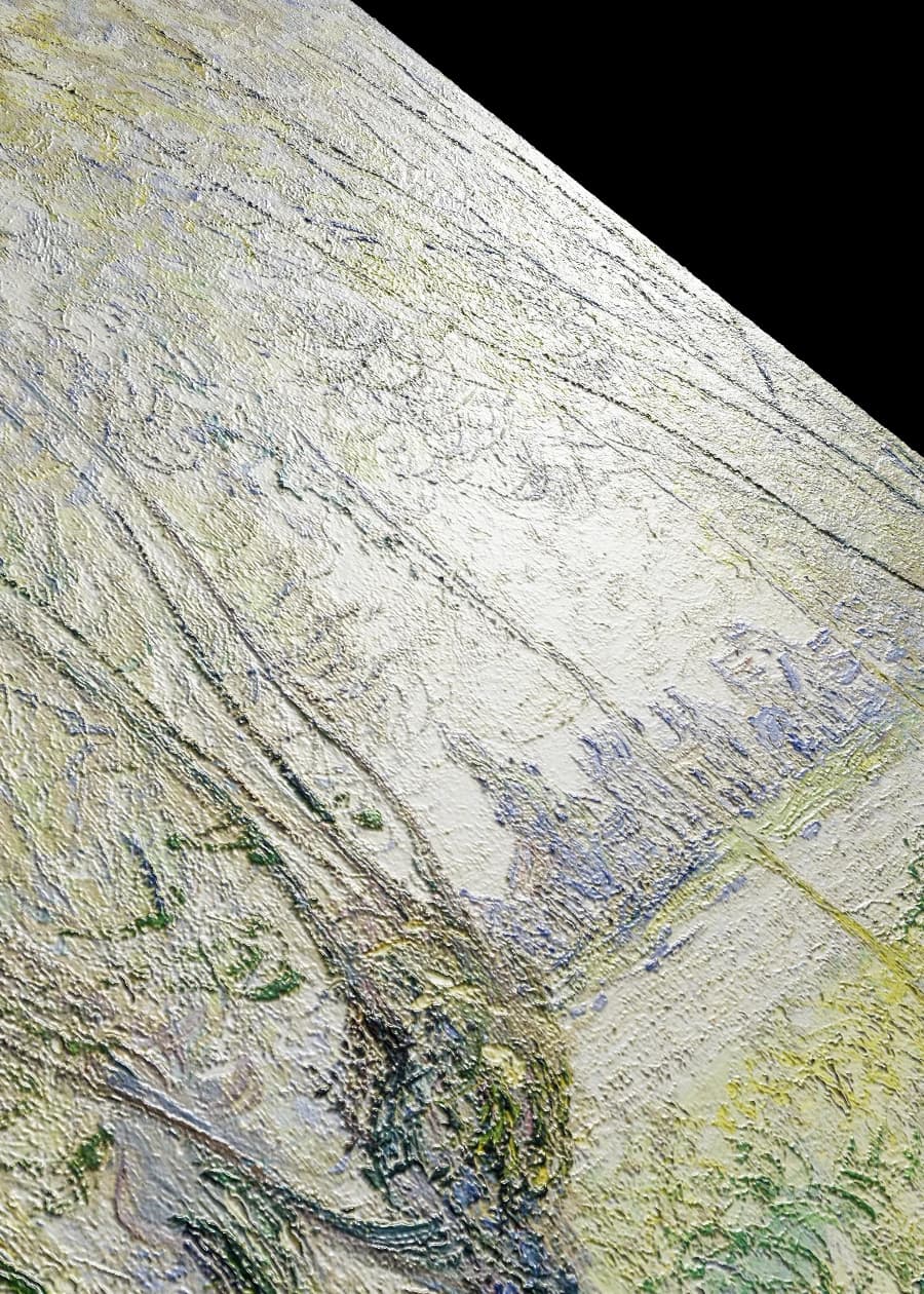 Woman Seated under the Willows (1880) - FeelForm™ Tactile Surface