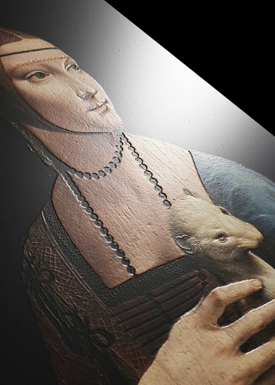Lady with an Ermine - FeelForm™ Tactile Surface