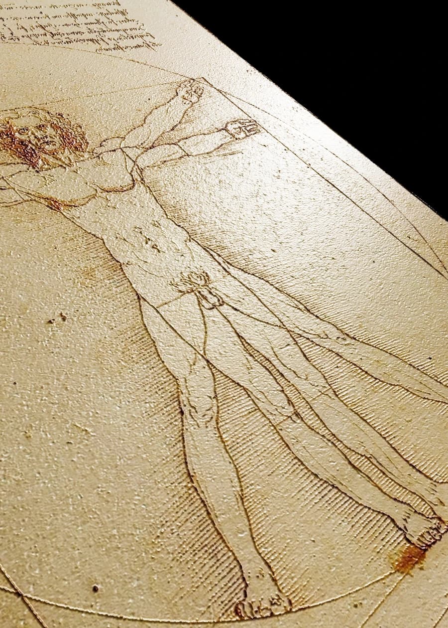 Vitruvian Man - FeelForm™ Tactile Surface