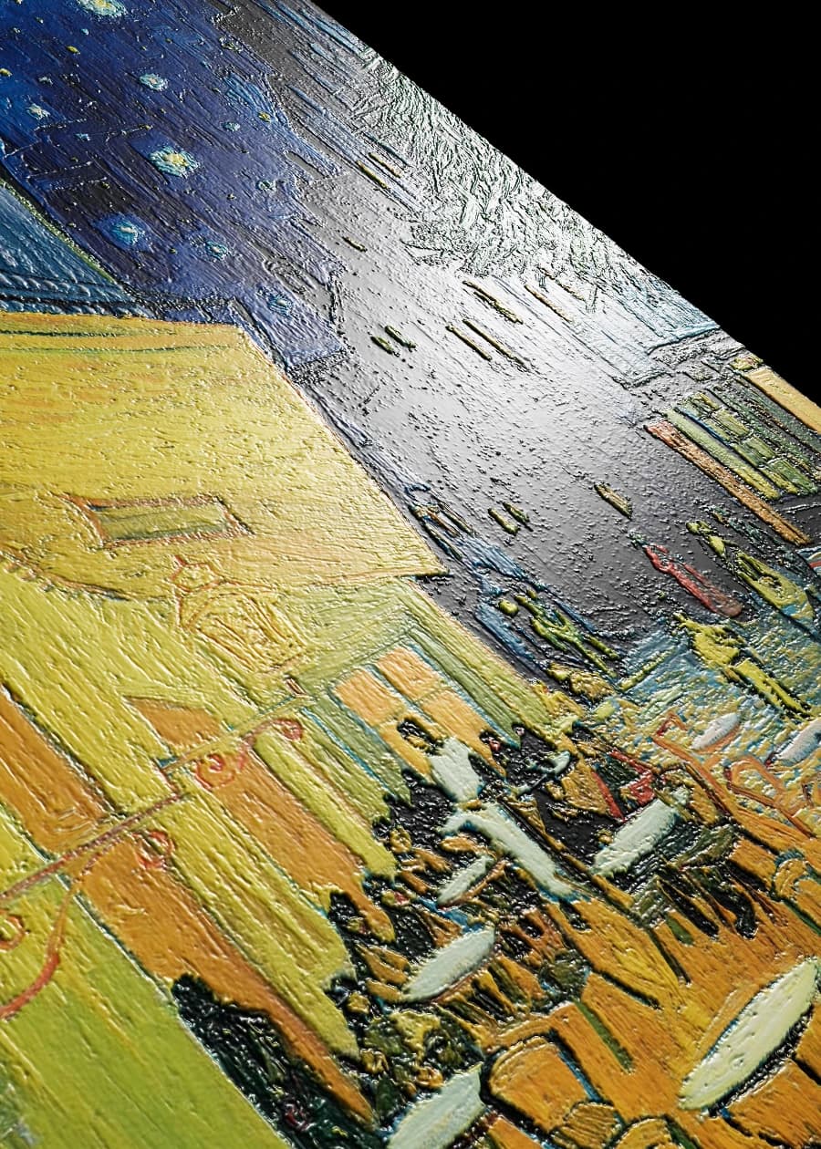 The Café Terrace at Night - FeelForm™ Tactile Surface