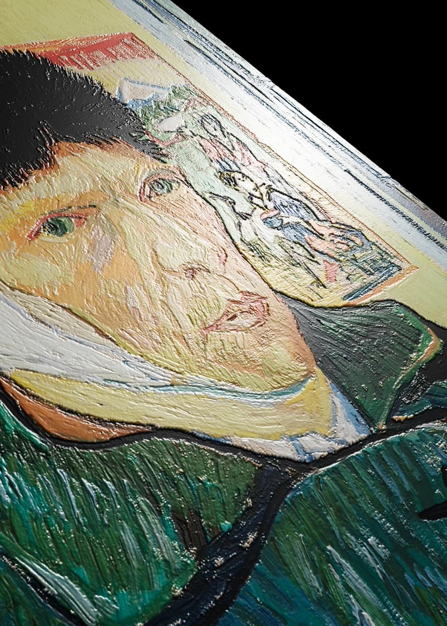 Self-portrait with Bandaged Ear - FeelForm™ Tactile Surface