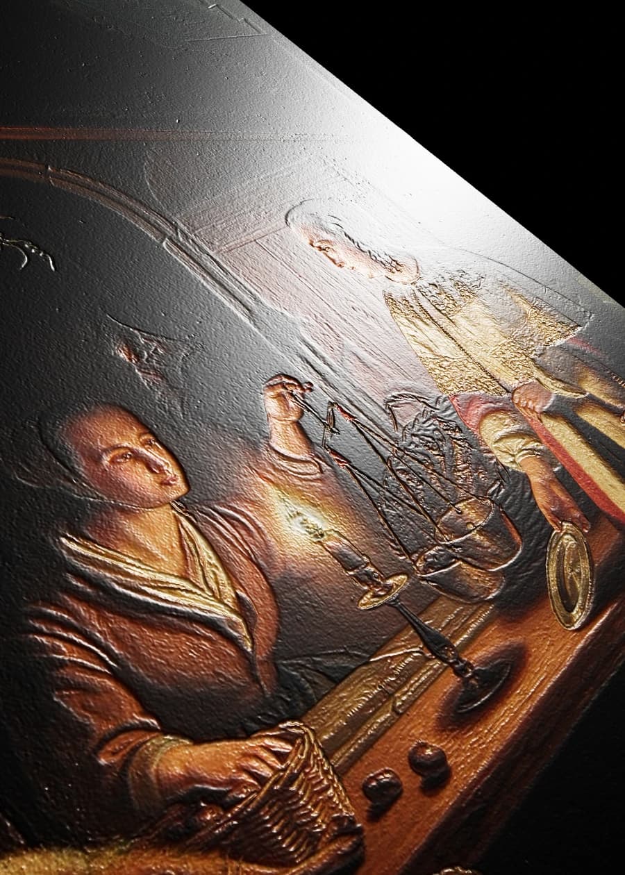 The Weighing of Gold - FeelForm™ Tactile Surface