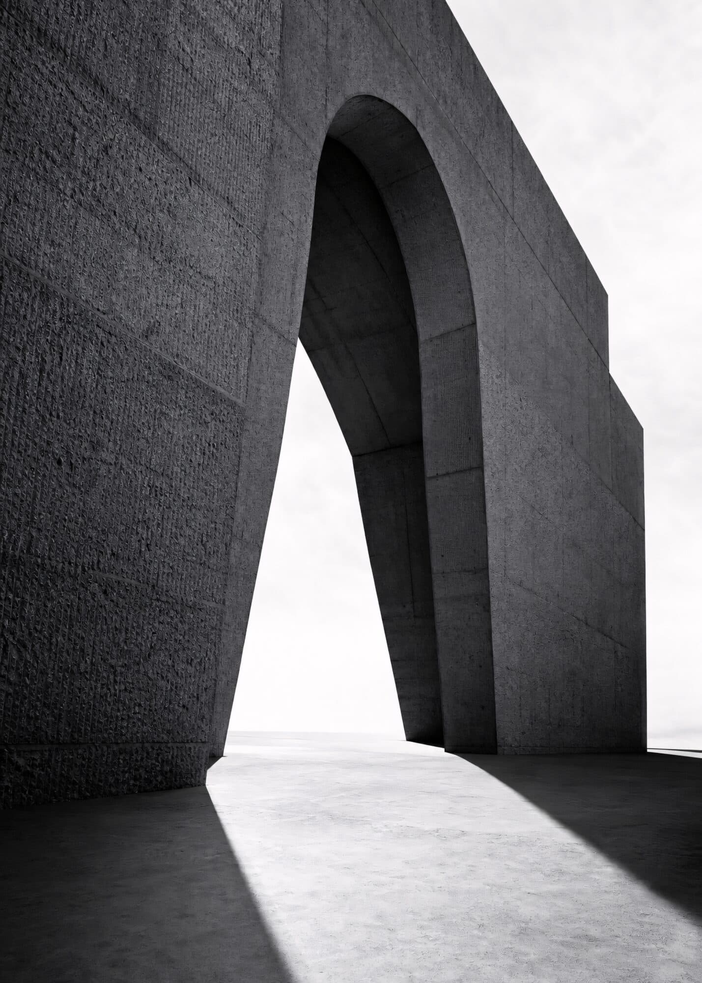 Monumental Passage - Metal Poster by Ennio Bellandi