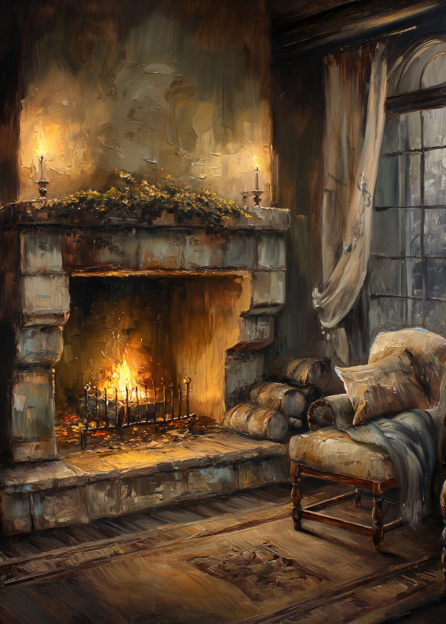 Hearthlight Quiet - Metal Poster by Maya Arunika