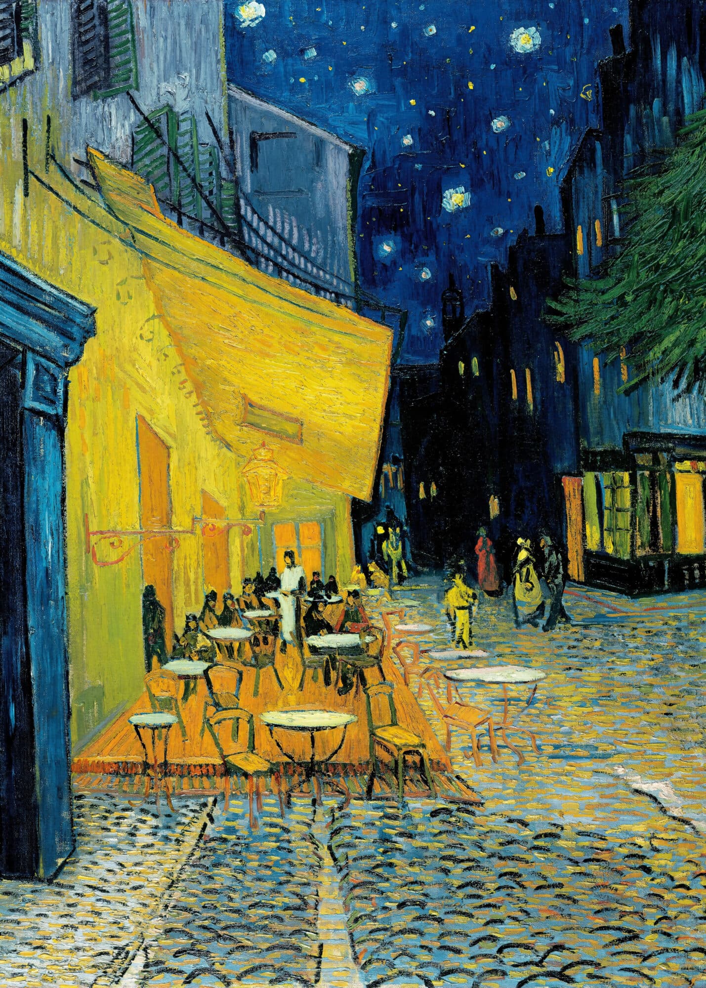 The Café Terrace at Night - Metal Poster by Vincent van Gogh