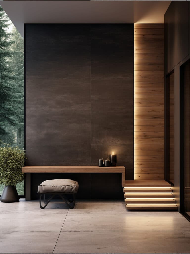 Villa with forest view mockup